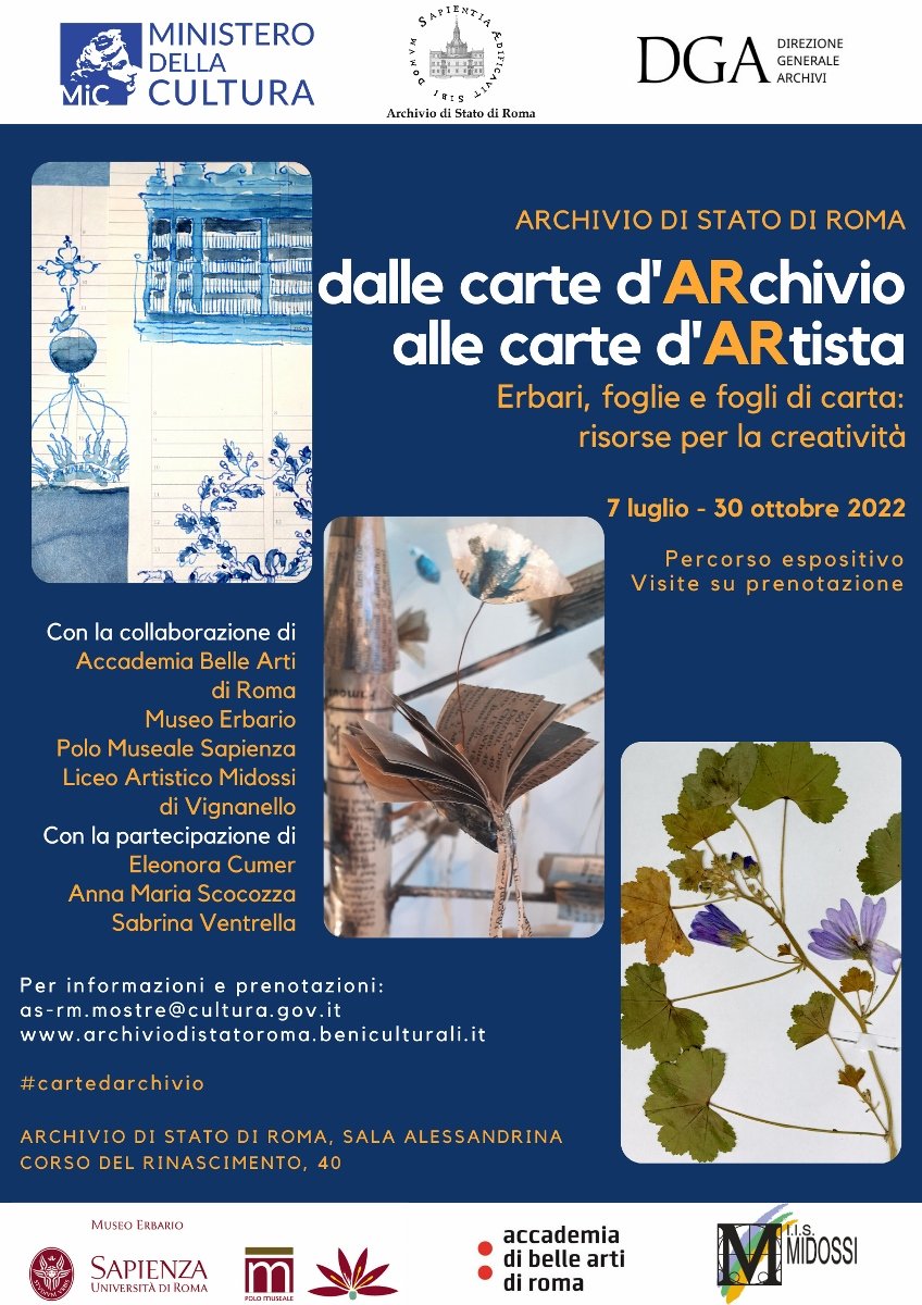 Dalle carte d’Archivio alle carte d’Artista